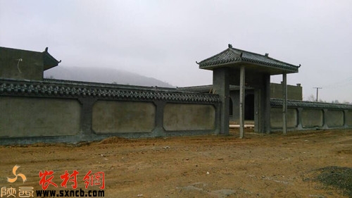 一排排新建的房屋主体都已经完工