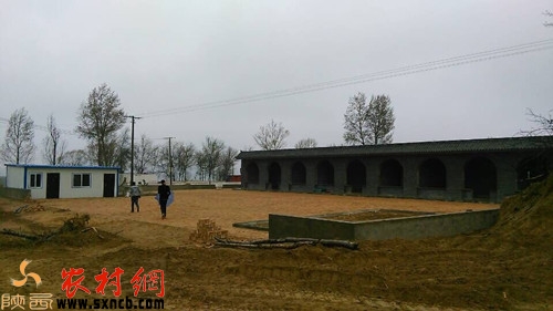 一排排新建的房屋主体都已经完工